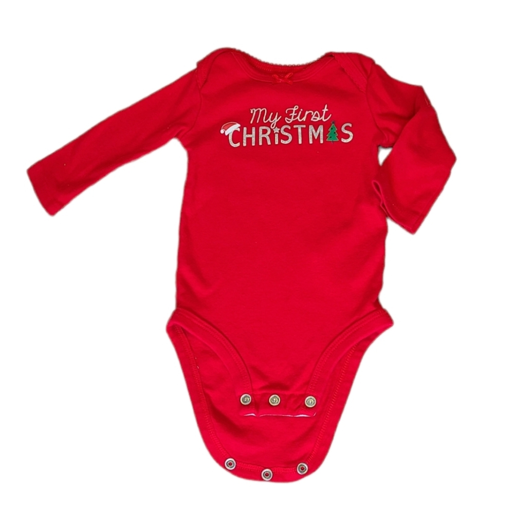 My first Christmas 0-3 bodysuit